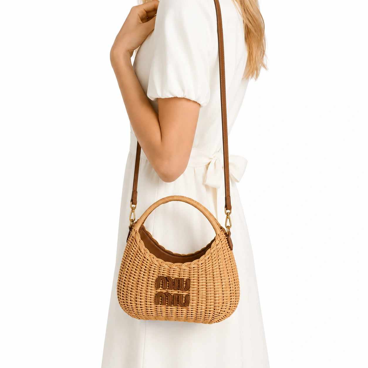 Wander wicker handbag