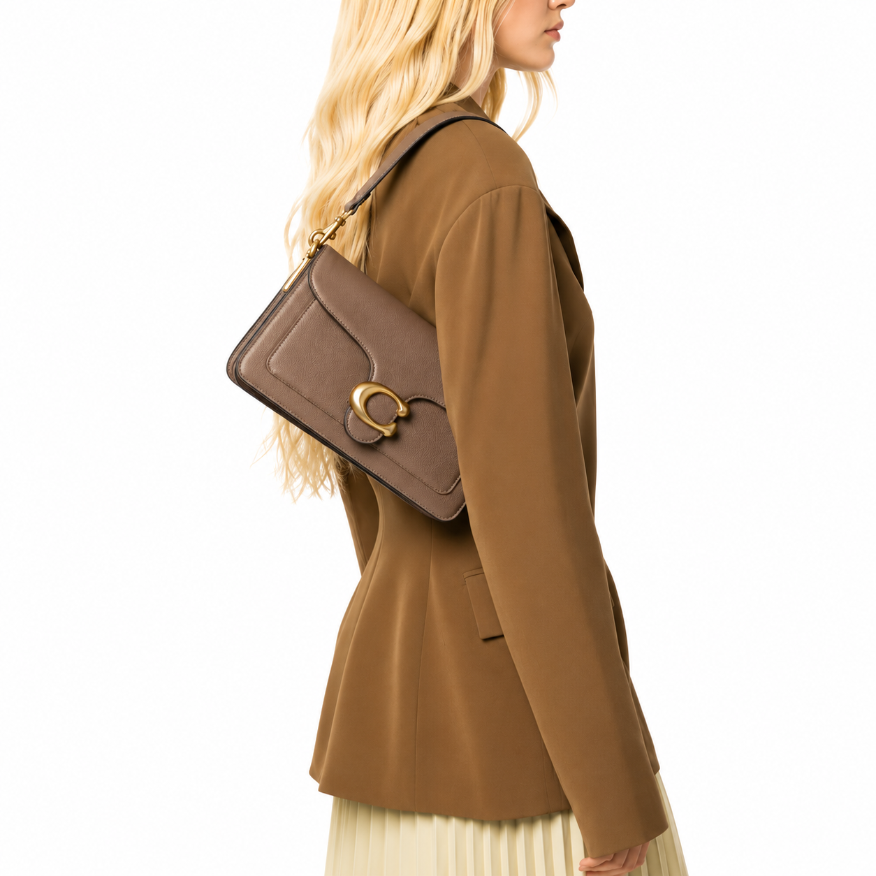 The Tabby Shoulder Bag 26 - Dark Stone