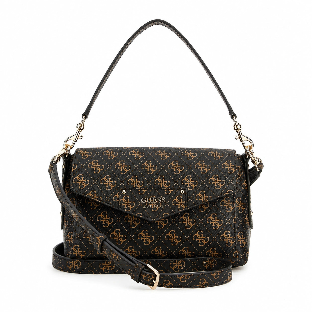 Eco Brenton Flap Shoulder Bag - Logo