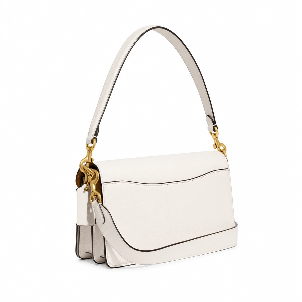 Tabby Shoulder Bag  26 - Brass/Chalk