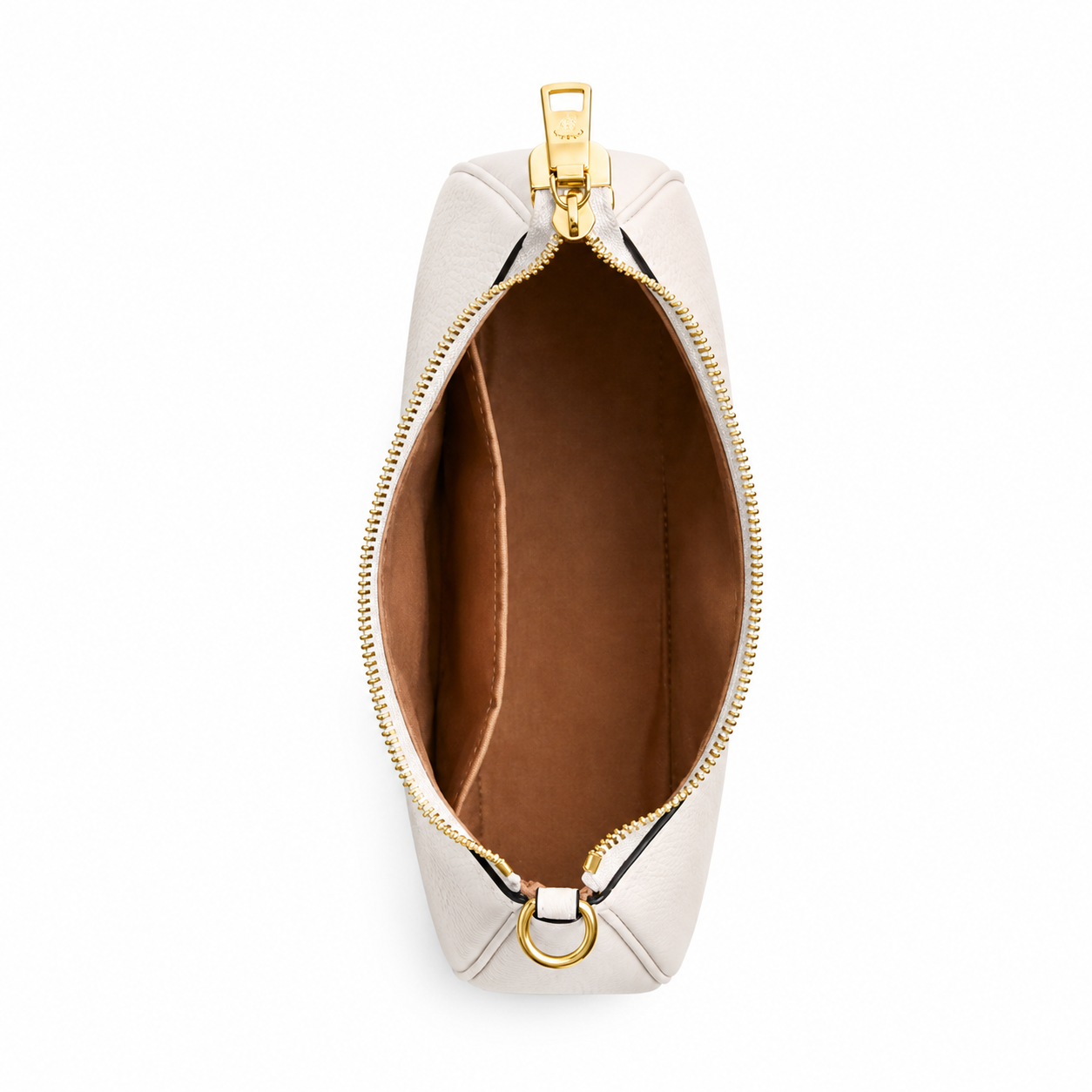 Teri Shoulder Bag In Signature Canvas - Gold/White
