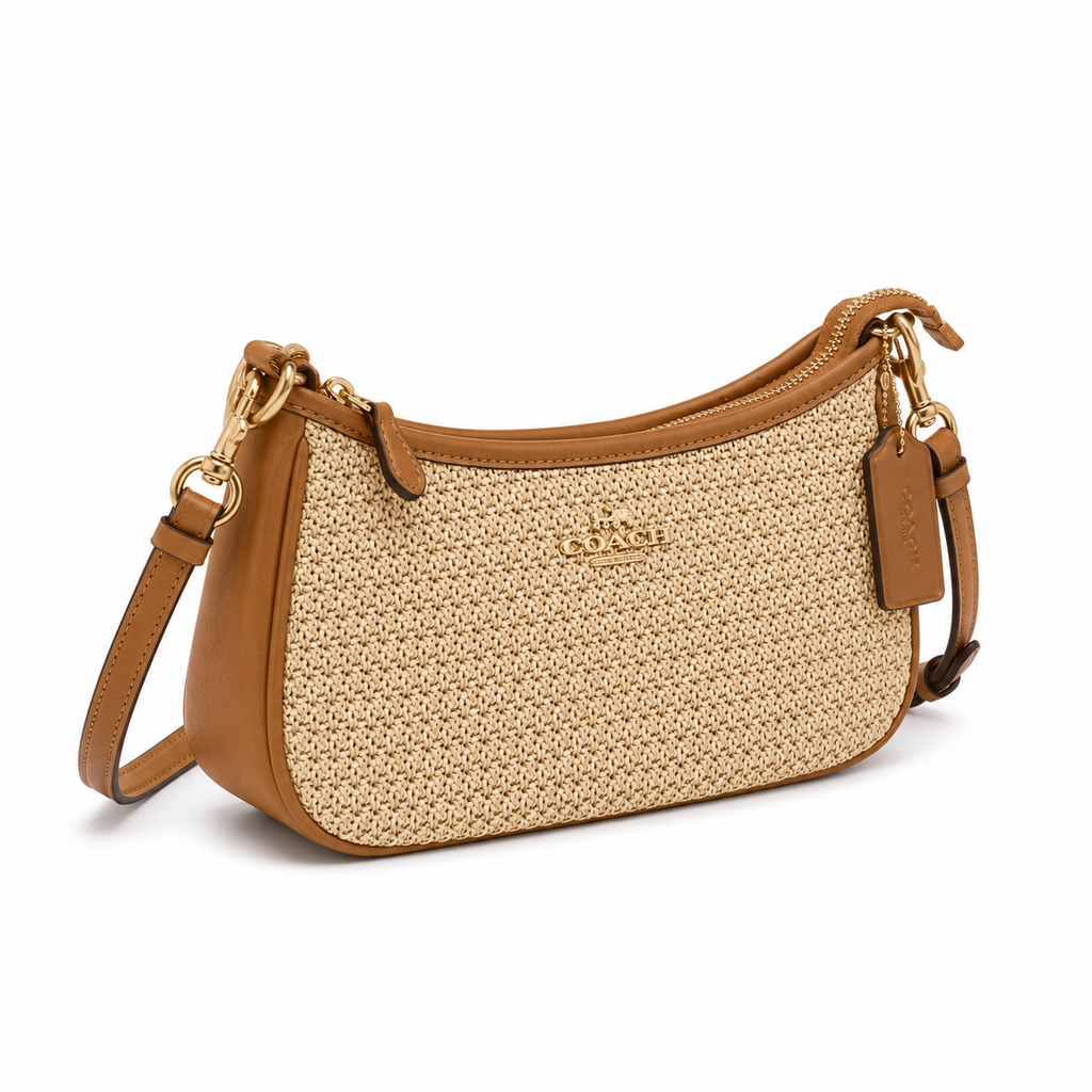 Teri Shoulder Bag in Straw